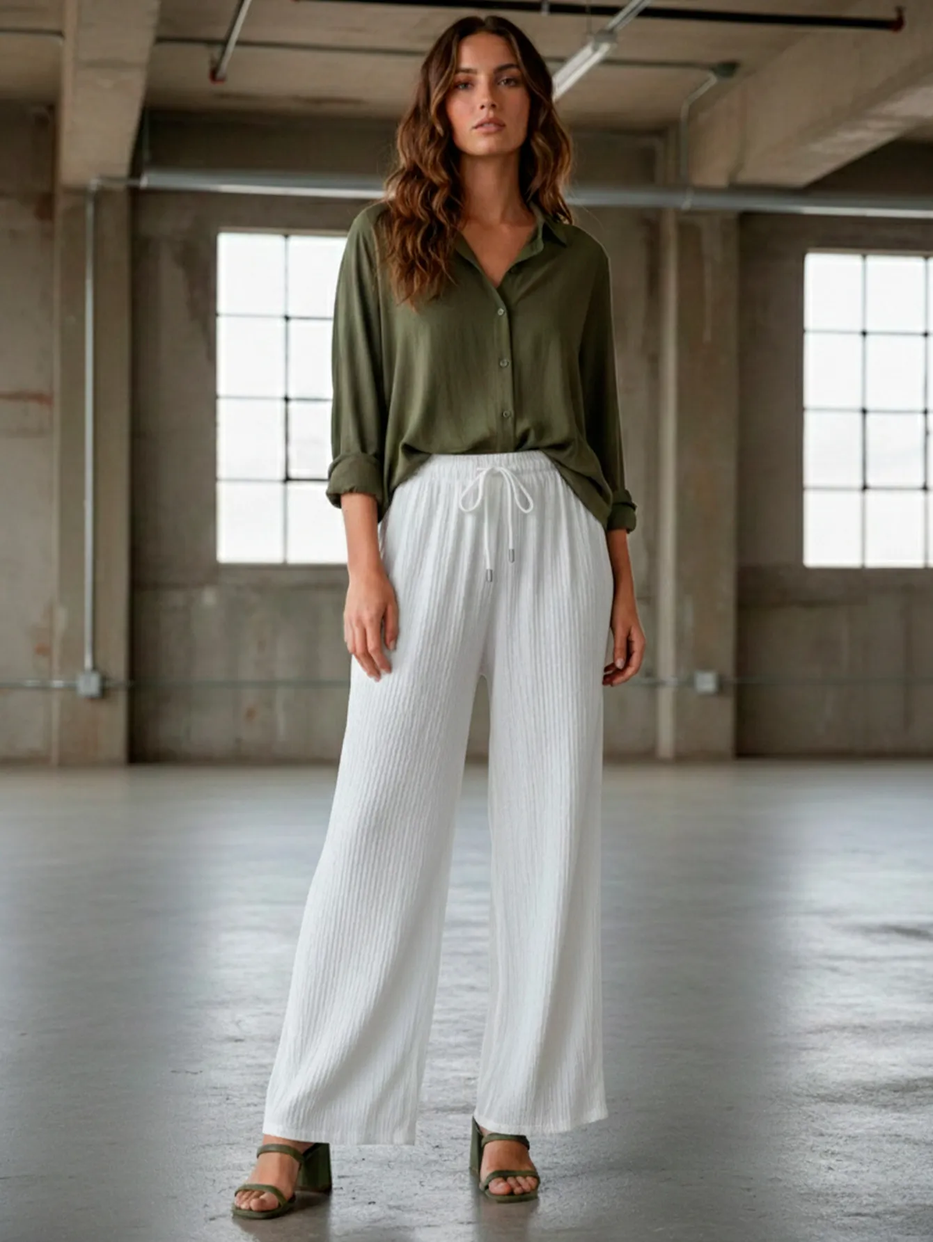 AD2625 PANTALON DE PIERNA ANCHA 9440